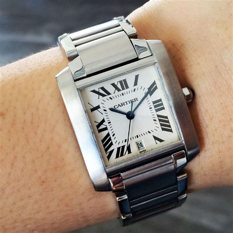 cartier tank cost|cartier tank watch value.